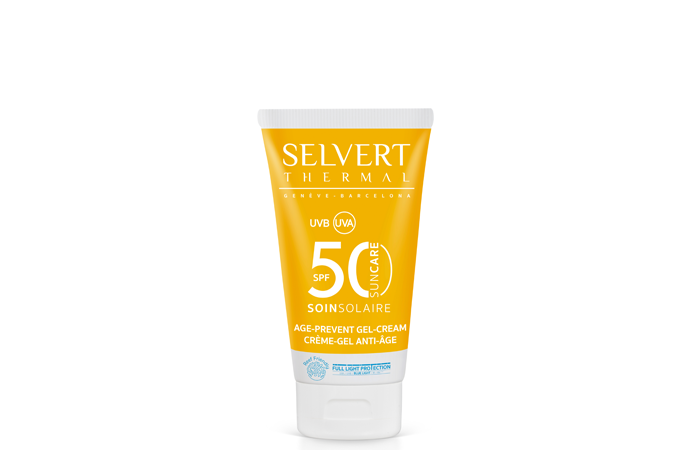 Sun Care Age Prevent Gel-Cream. SPF 50 za produkt